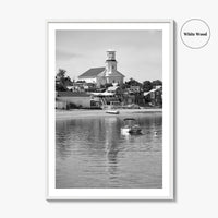 Cape Cod Black and White Fine Art Photo Print, Provincetown Massachusetts Poster