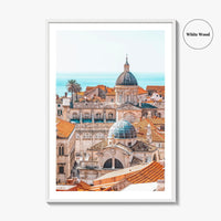 Dubrovnik Fine Art Photo Print, Old Town Panorama, Croatia Poster