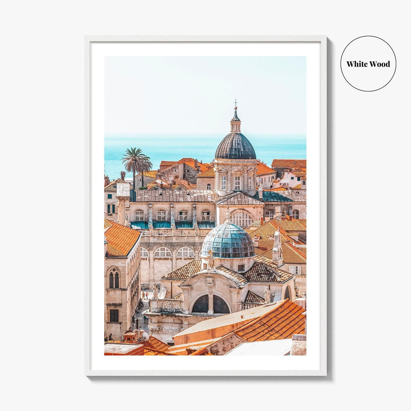 Dubrovnik Fine Art Photo Print, Old Town Panorama, Croatia Poster