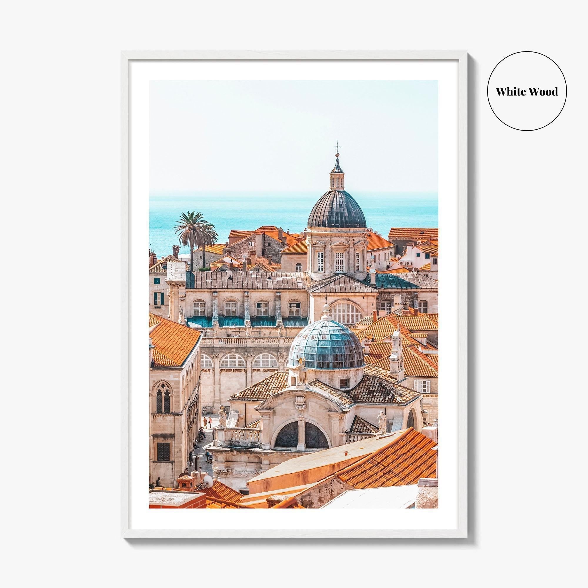 Dubrovnik Fine Art Photo Print, Old Town Panorama, Croatia Poster