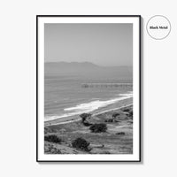 Pacifica Black and White Fine Art Photo Print, Mori Point California Poster USA