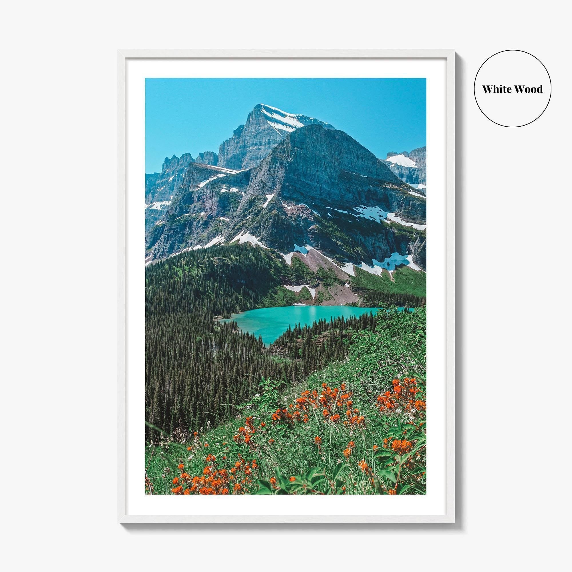Glacier National Park Fine Art Photo Print, Montana USA, Wall Decor Poster
