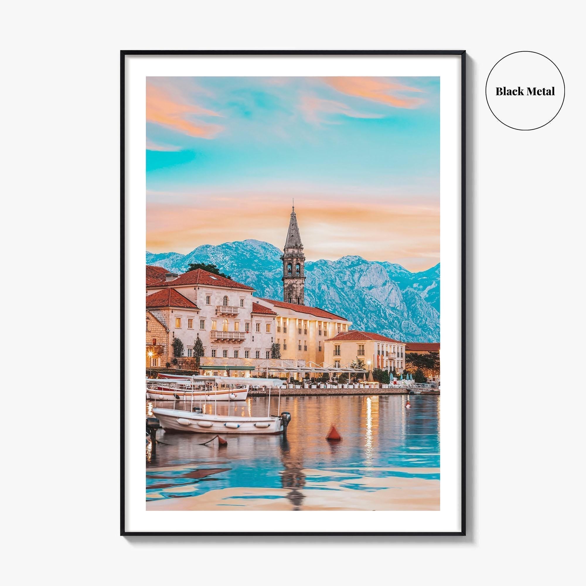 Perast Fine Art Photo Print, Kotor, Bay of Kotor, Montenegro Wall Decor Poster