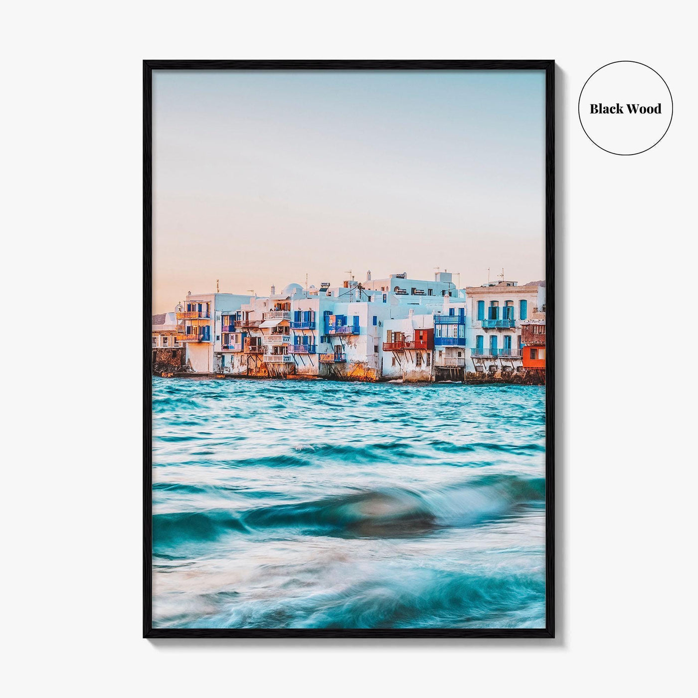 Mykonos Fine Art Photo Print, Little Venice, Greece Wall Art, Aegean Sea