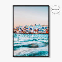Mykonos Fine Art Photo Print, Little Venice, Greece Wall Art, Aegean Sea
