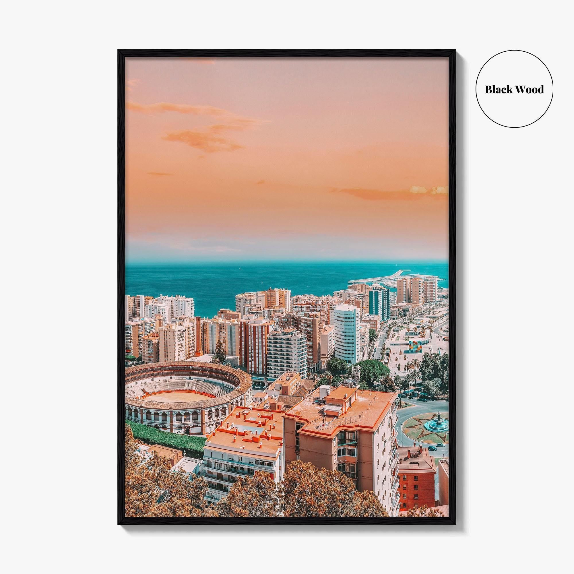 Malaga Fine Art Photo Print, Spain, Andalusia, Costa del Sol, Wall Decor, Poster