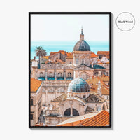 Dubrovnik Fine Art Photo Print, Old Town Panorama, Croatia Poster