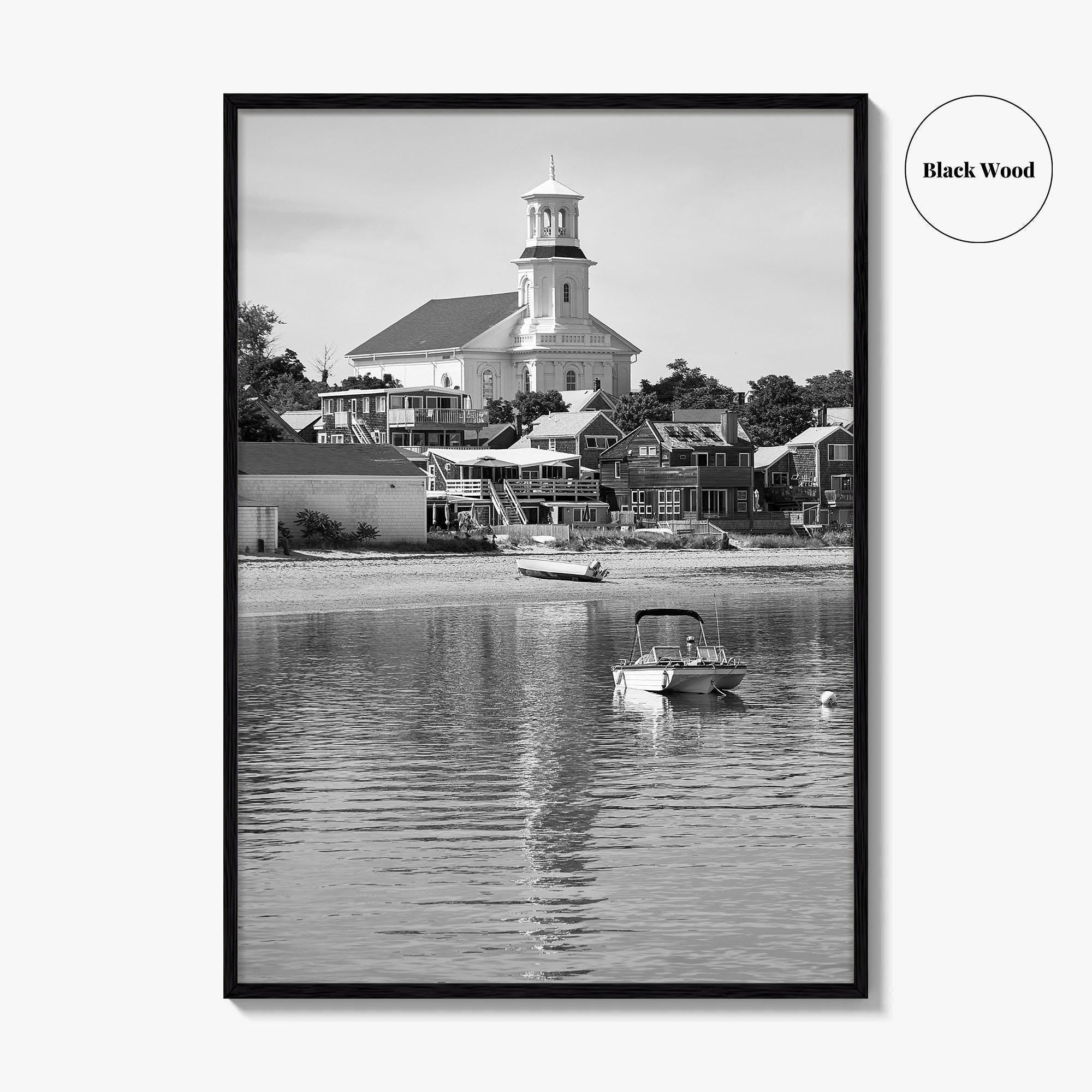 Cape Cod Black and White Fine Art Photo Print, Provincetown Massachusetts Poster
