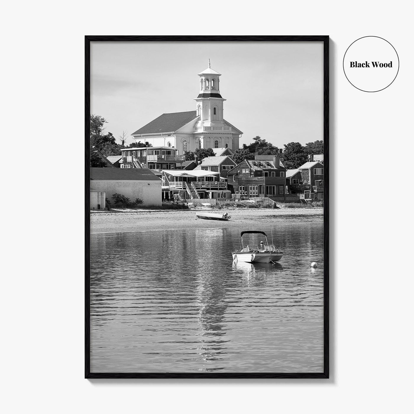 Cape Cod Black and White Fine Art Photo Print, Provincetown Massachusetts Poster
