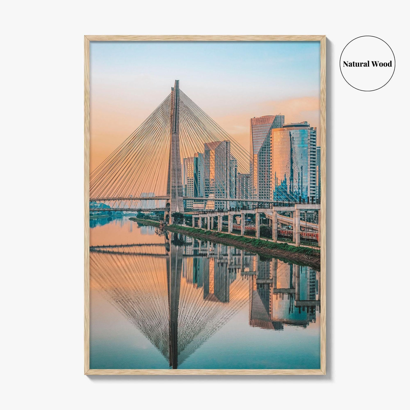Sao Paulo Skyline Fine Art Photo Print, Vertical Wall Decor Poster, Brazil City