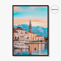 Perast Fine Art Photo Print, Kotor, Bay of Kotor, Montenegro Wall Decor Poster