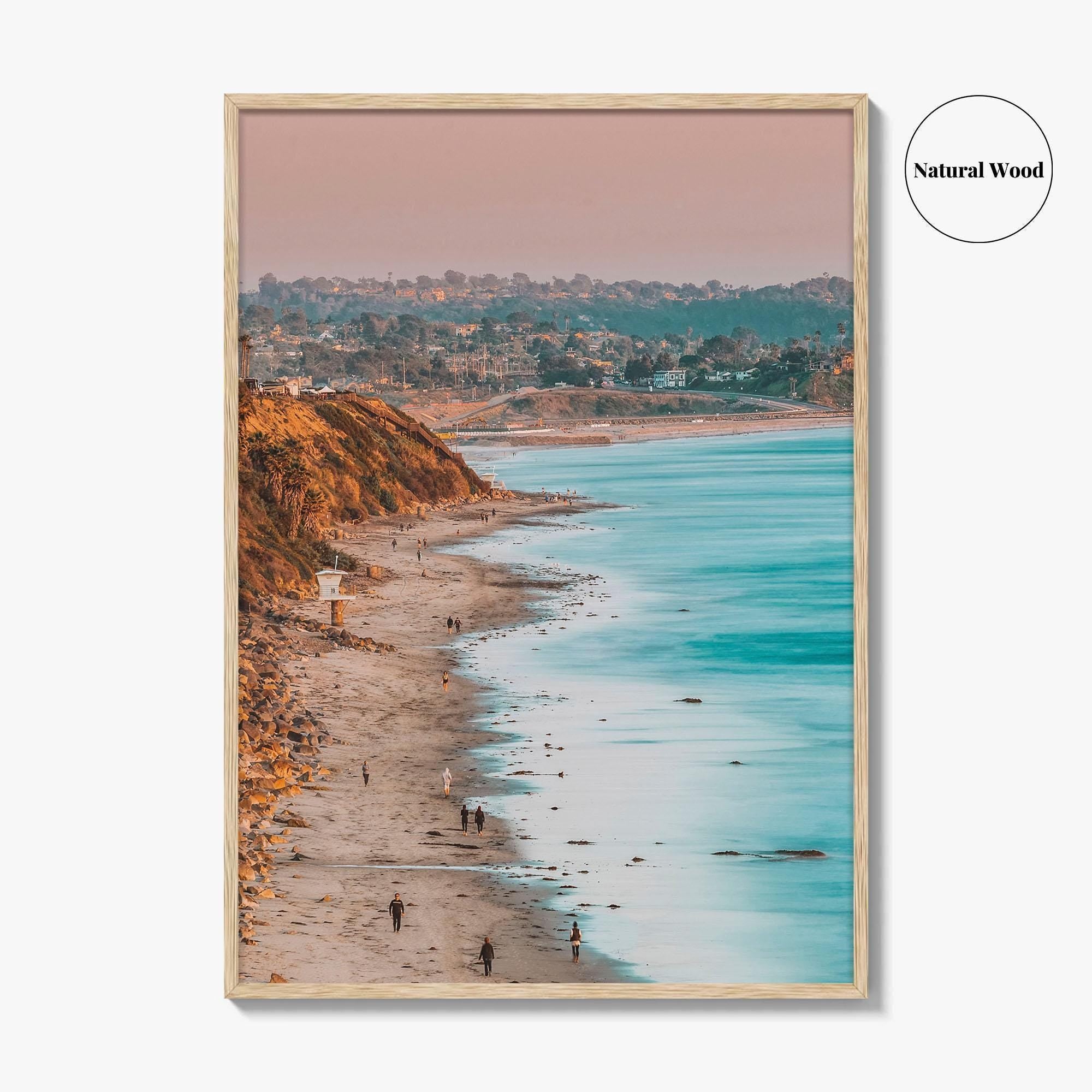 Encinitas Fine Art Photo Print, San Elijo State Beach, San Diego, California, USA