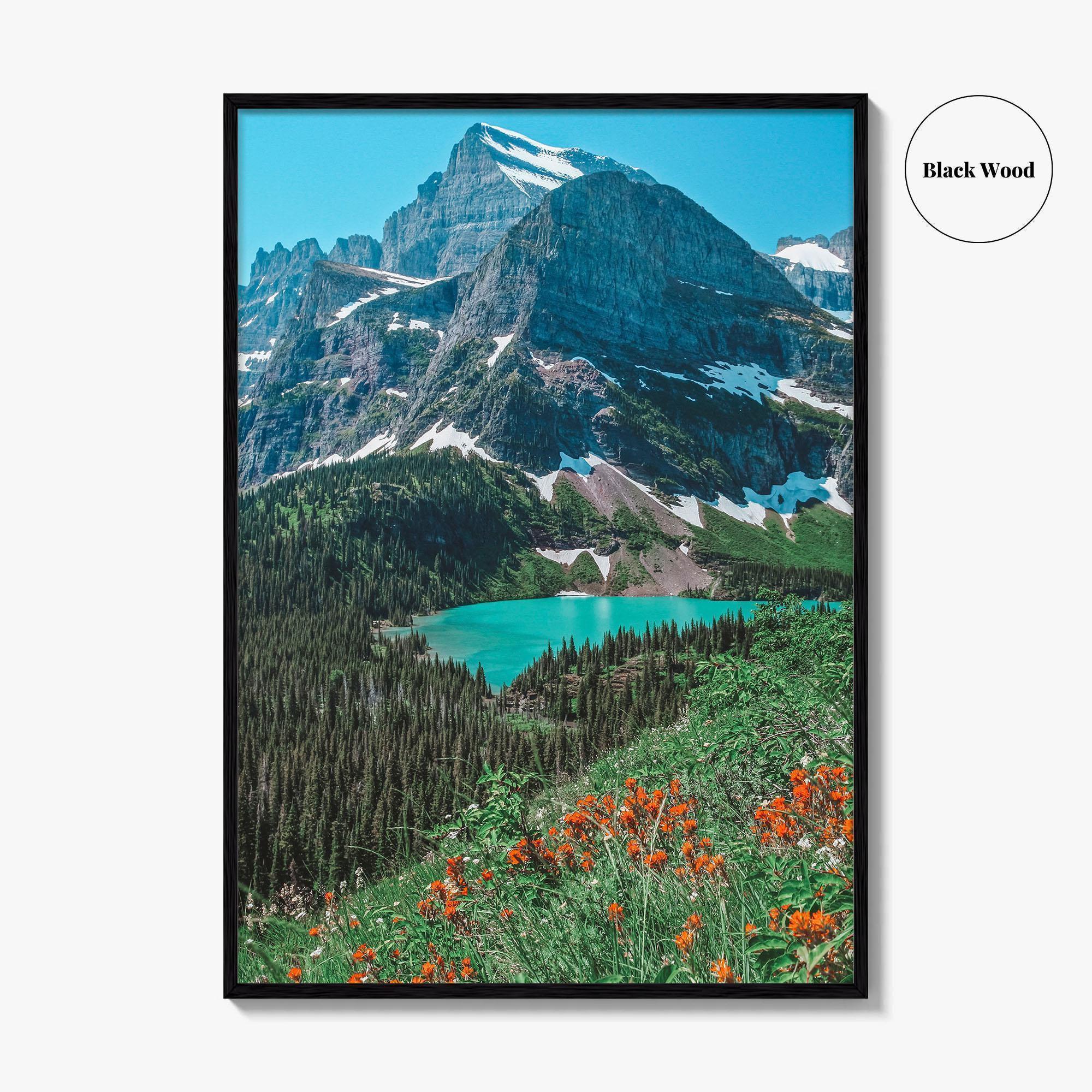 Glacier National Park Fine Art Photo Print, Montana USA, Wall Decor Poster