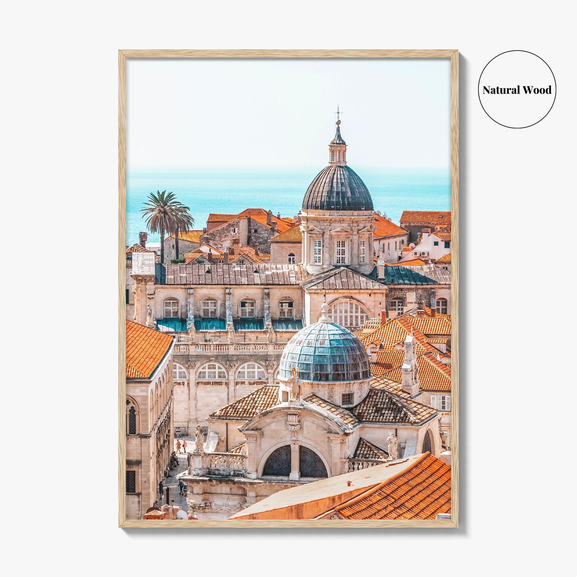 Dubrovnik Fine Art Photo Print, Old Town Panorama, Croatia Poster
