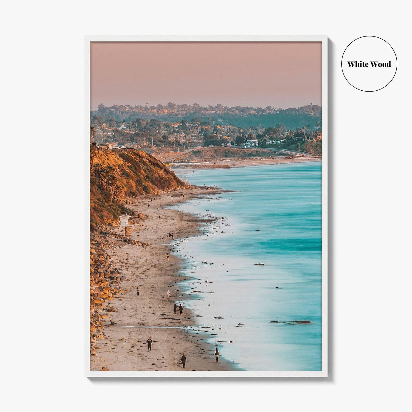 Encinitas Fine Art Photo Print, San Elijo State Beach, San Diego, California, USA