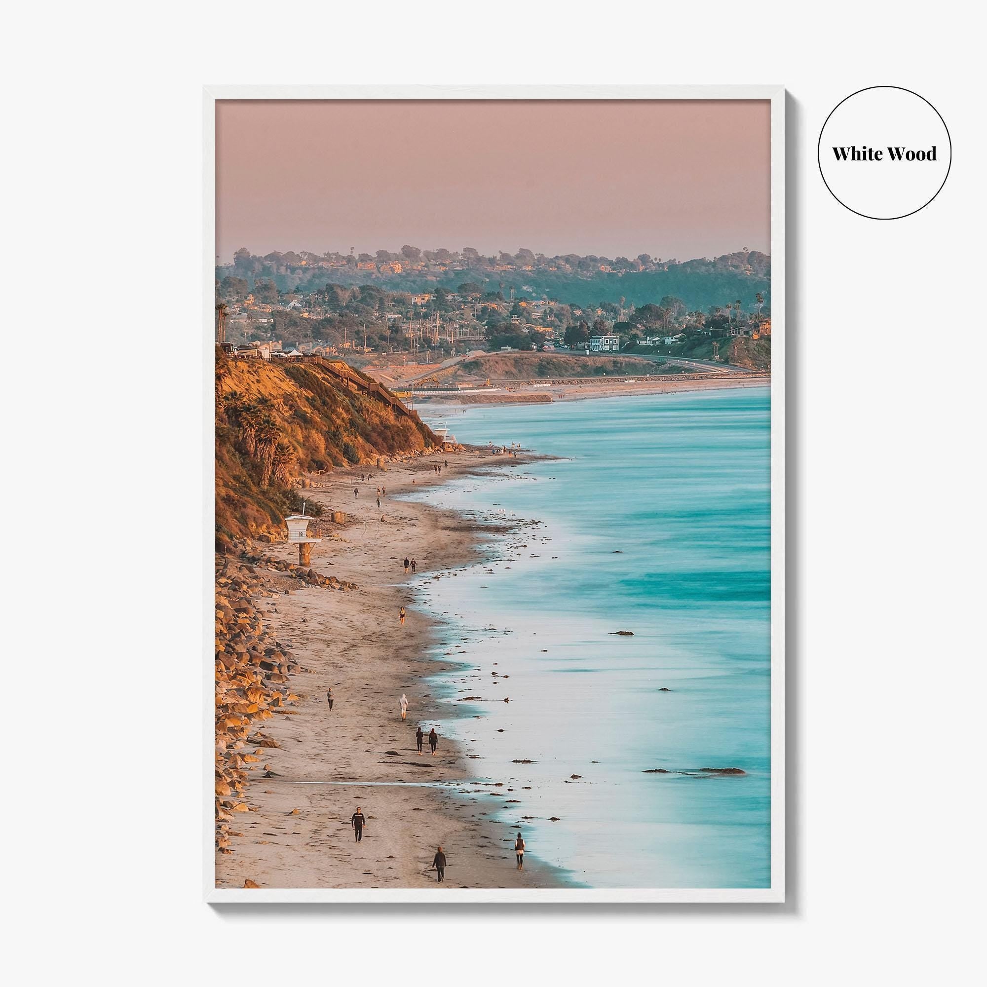 Encinitas Fine Art Photo Print, San Elijo State Beach, San Diego, California, USA