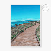 Cambria Fine Art Photo Print, Moonstone Beach Boardwalk, California, USA Wall Decor Poster