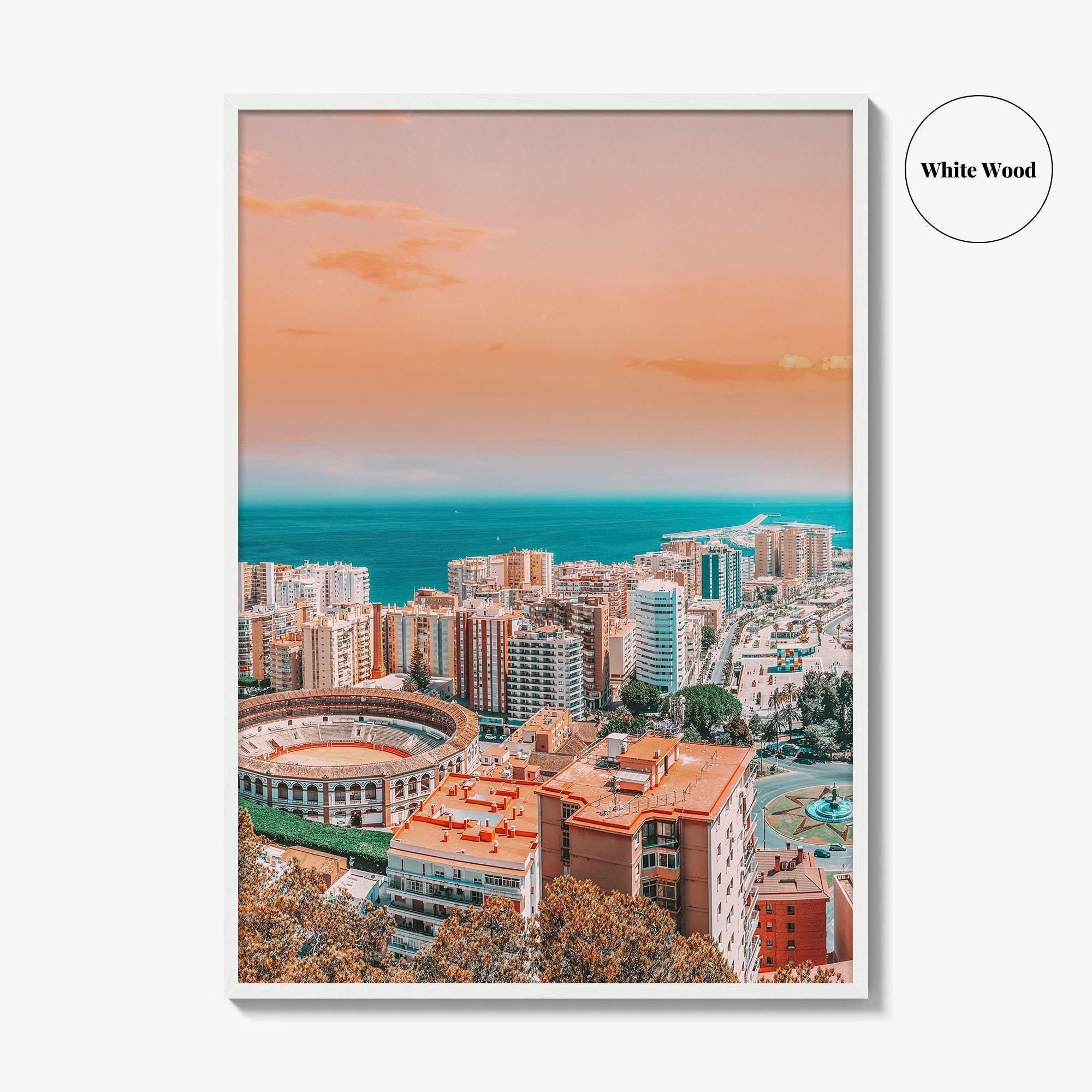 Malaga Fine Art Photo Print, Spain, Andalusia, Costa del Sol, Wall Decor, Poster