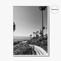 Laguna Beach Black and White Fine Art Photo Print, Orange County, California, USA