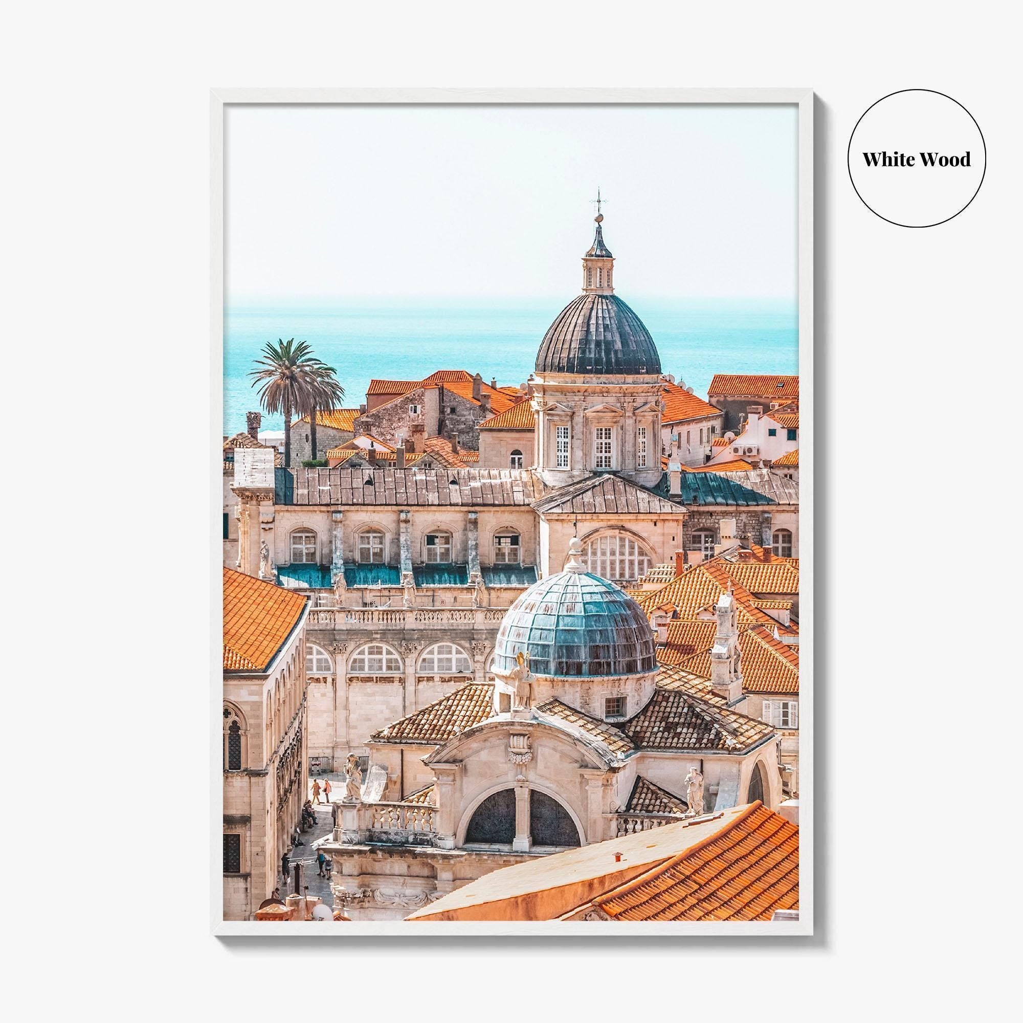 Dubrovnik Fine Art Photo Print, Old Town Panorama, Croatia Poster