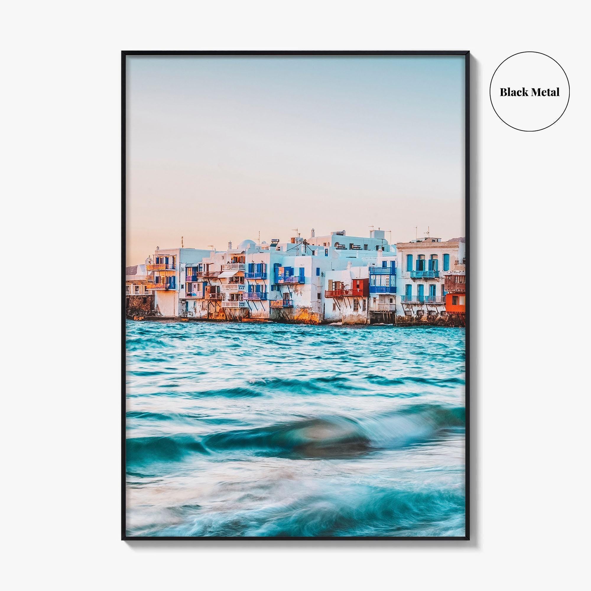 Mykonos Fine Art Photo Print, Little Venice, Greece Wall Art, Aegean Sea
