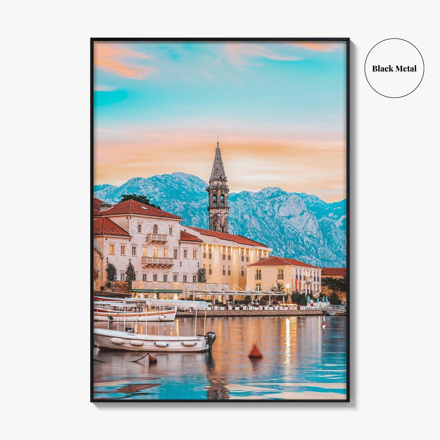 Perast Fine Art Photo Print, Kotor, Bay of Kotor, Montenegro Wall Decor Poster