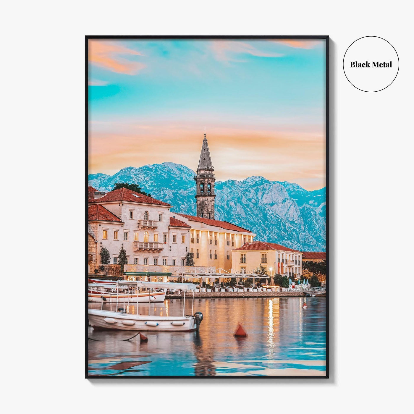 Perast Fine Art Photo Print, Kotor, Bay of Kotor, Montenegro Wall Decor Poster