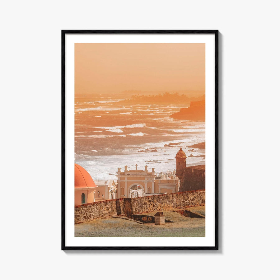 Old San Juan Fine Art Photo Print, Puerto Rico Ocean View Poster