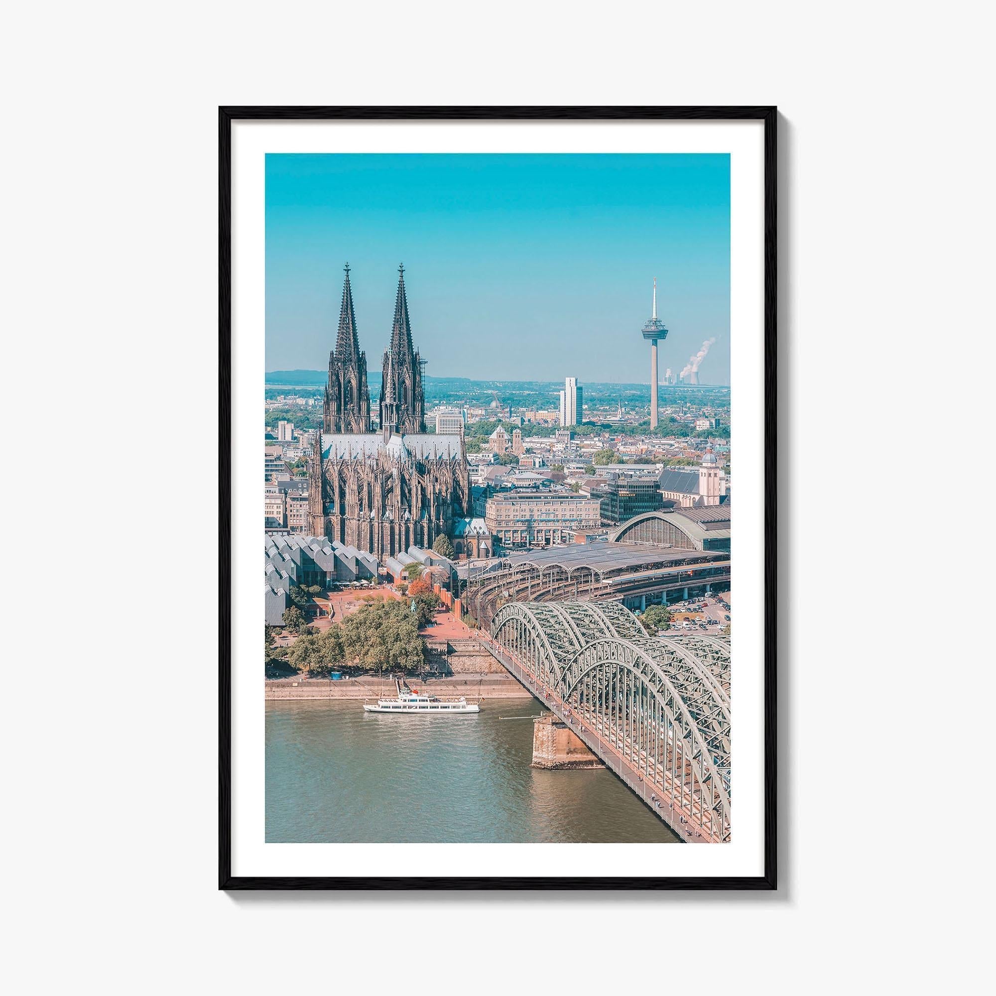 Cologne Skyline Fine Art Photo Print, Köln, North Rhine-Westphalia, Germany Wall Decor