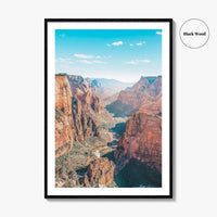Zion National Park Fine Art Photo Print, Observation Point, Utah, USA, Landscape Poster
