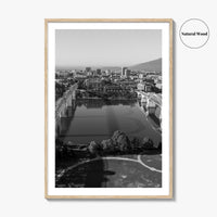 Chattanooga Black and White Fine Art Photo Print, Tennessee, Walking Market Street Bridges