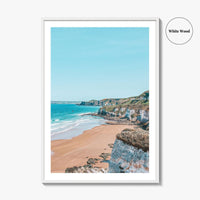 Portrush Fine Art Photo Print, White Rocks Beach, Irish Sea, Northern Ireland Poster, UK