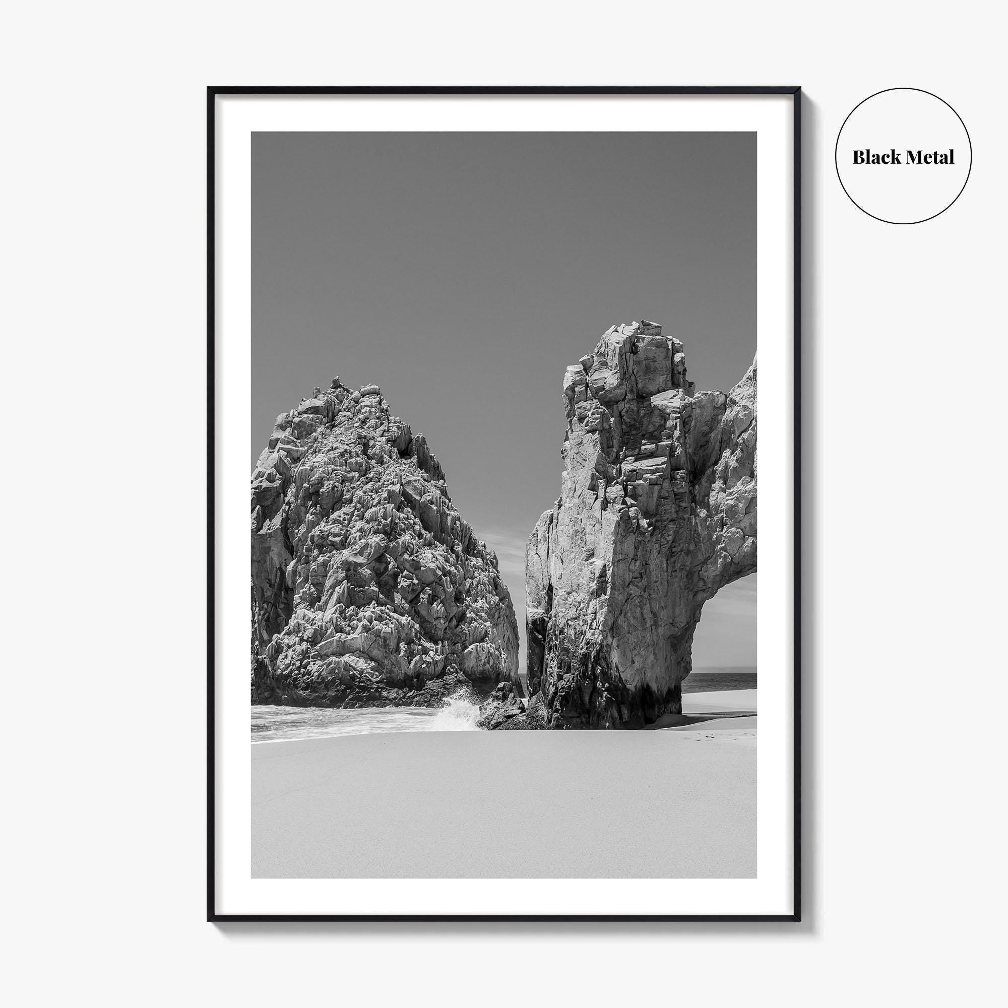 Cabo San Lucas Black and White Fine Art Photo Print, Mexico Poster