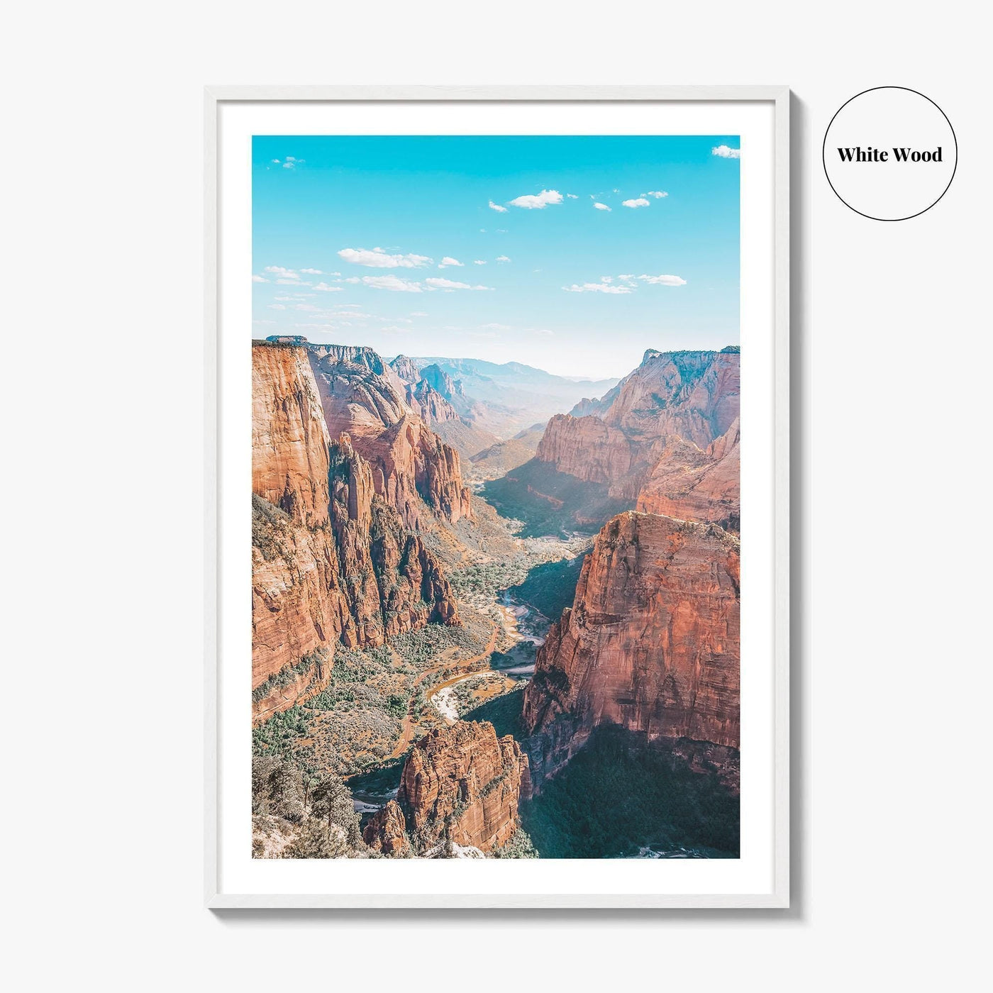 Zion National Park Fine Art Photo Print, Observation Point, Utah, USA, Landscape Poster