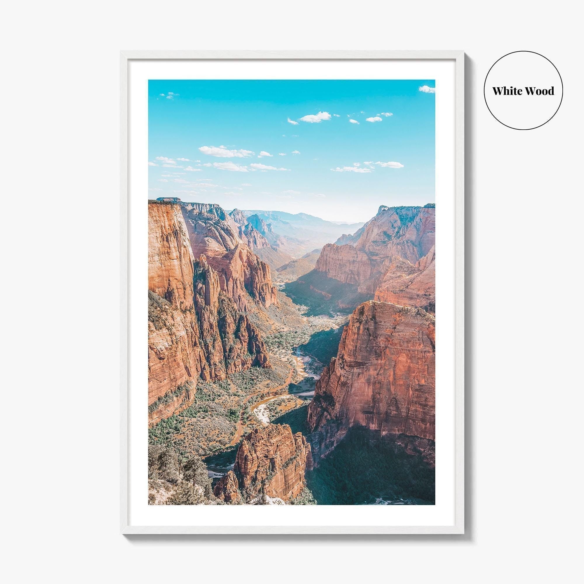 Zion National Park Fine Art Photo Print, Observation Point, Utah, USA, Landscape Poster
