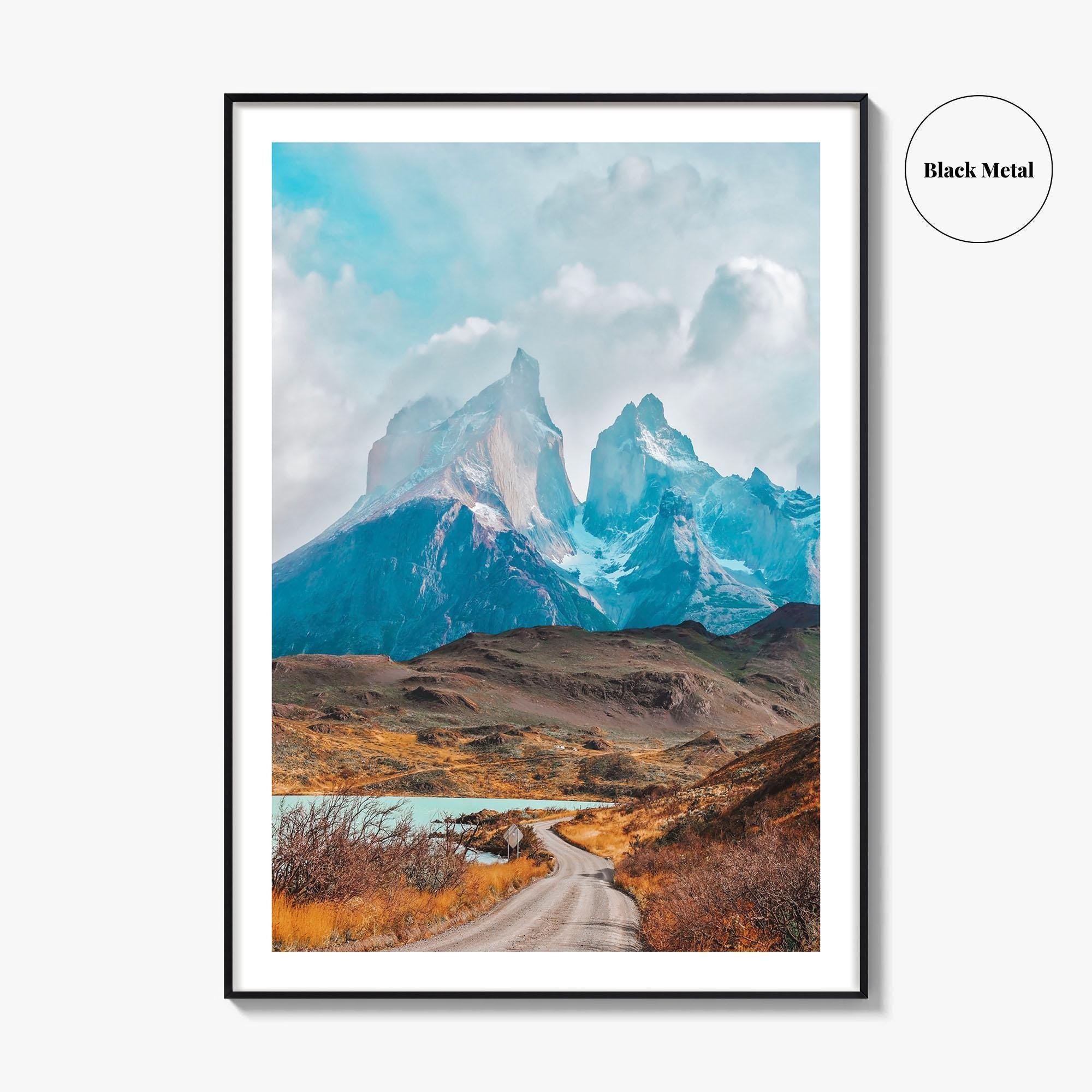 Torres del Paine Fine Art Photo Print, Patagonia Chile Poster, Lake Pehoe, Los Cuernos