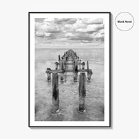 Senegal Black and White Fine Art Photo Print, Dakar, Lake Retba Poster