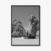 Cabo San Lucas Black and White Fine Art Photo Print, Mexico Poster