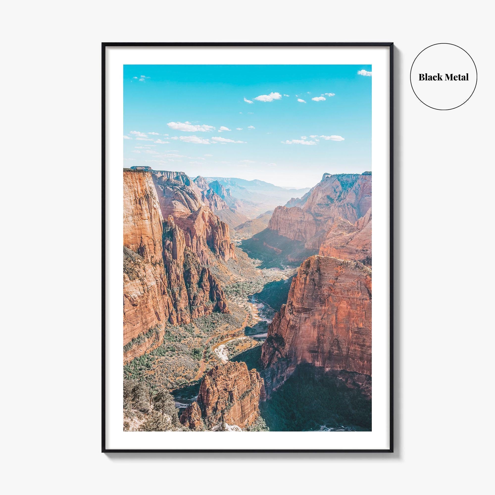 Zion National Park Fine Art Photo Print, Observation Point, Utah, USA, Landscape Poster