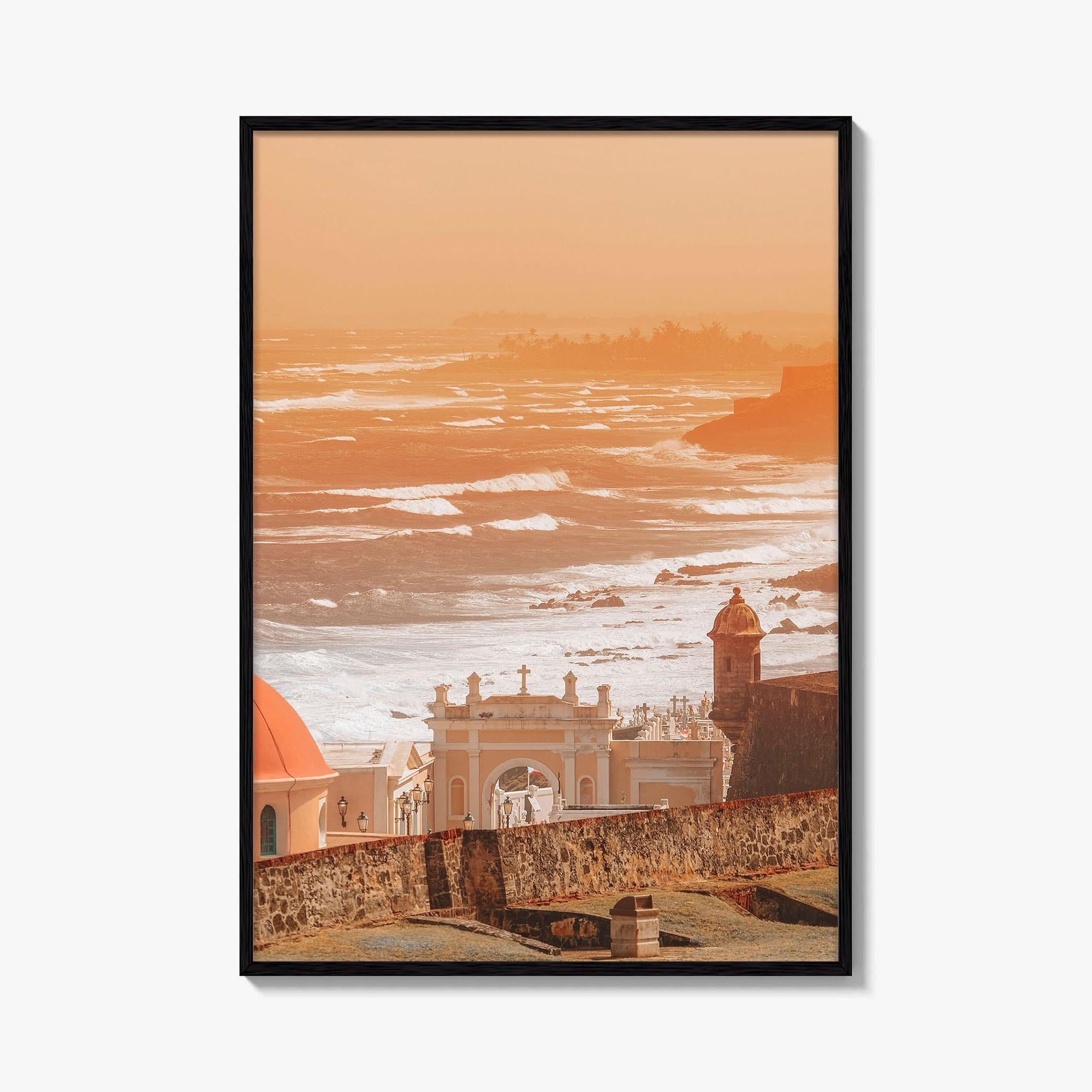 Old San Juan Fine Art Photo Print, Puerto Rico Ocean View Poster