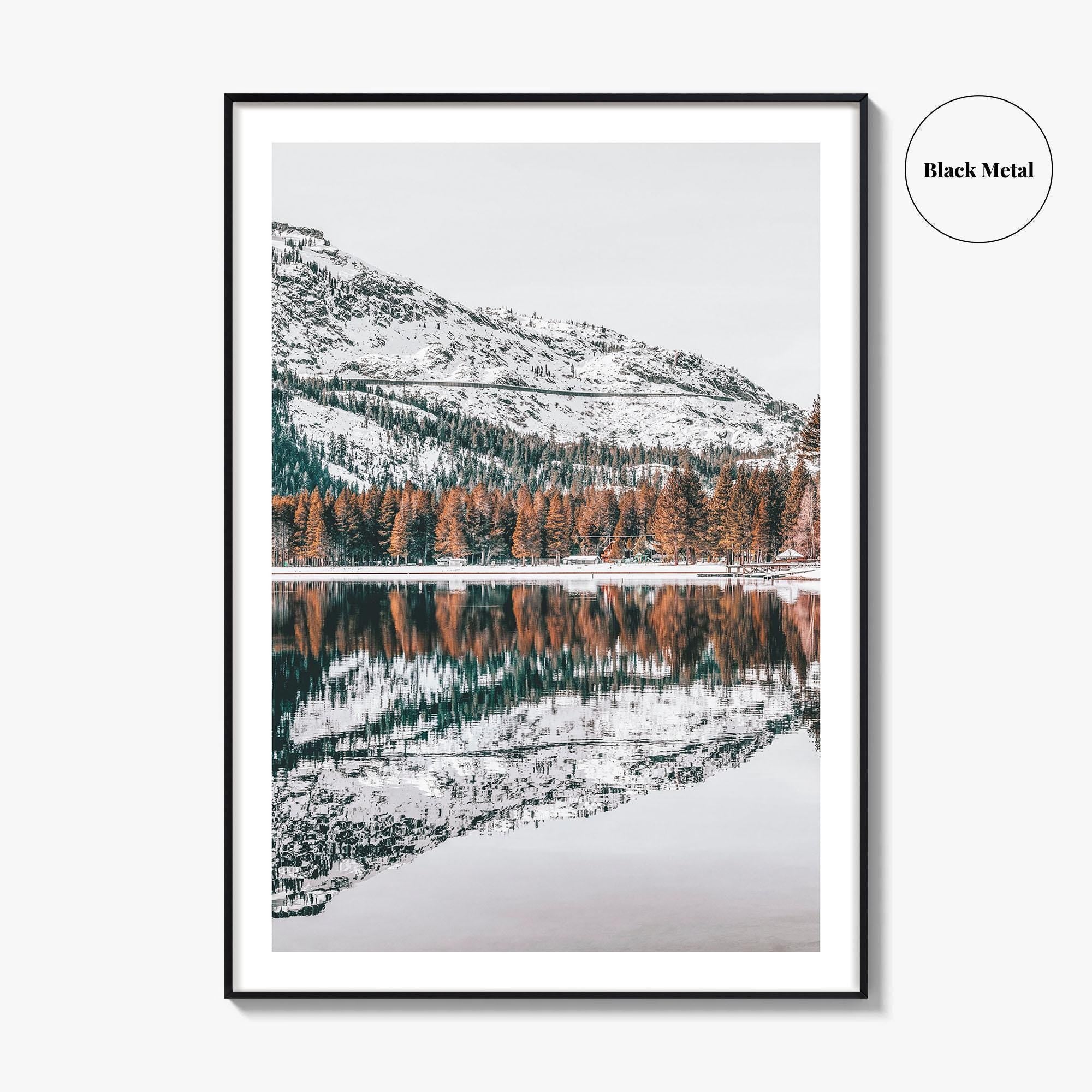 Truckee Fine Art Photo Print, Donner Lake, Tahoe National Forest, California Wall Poster, USA