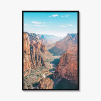 Zion National Park Fine Art Photo Print, Observation Point, Utah, USA, Landscape Poster