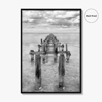 Senegal Black and White Fine Art Photo Print, Dakar, Lake Retba Poster