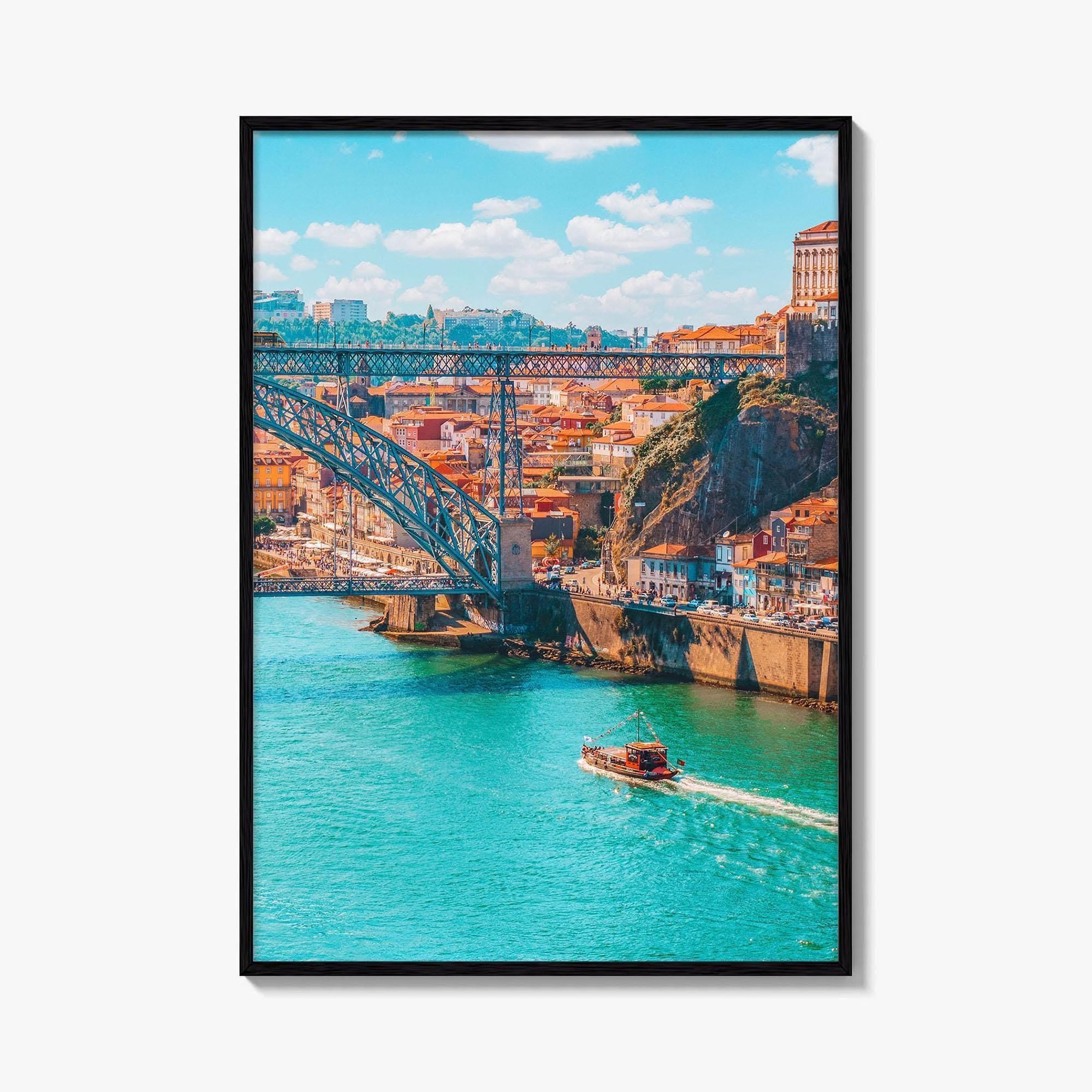 Porto Fine Art Photo Print, Oporto Portugal, Ponte Dom Luis I Bridge, Poster