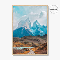 Torres del Paine Fine Art Photo Print, Patagonia Chile Poster, Lake Pehoe, Los Cuernos