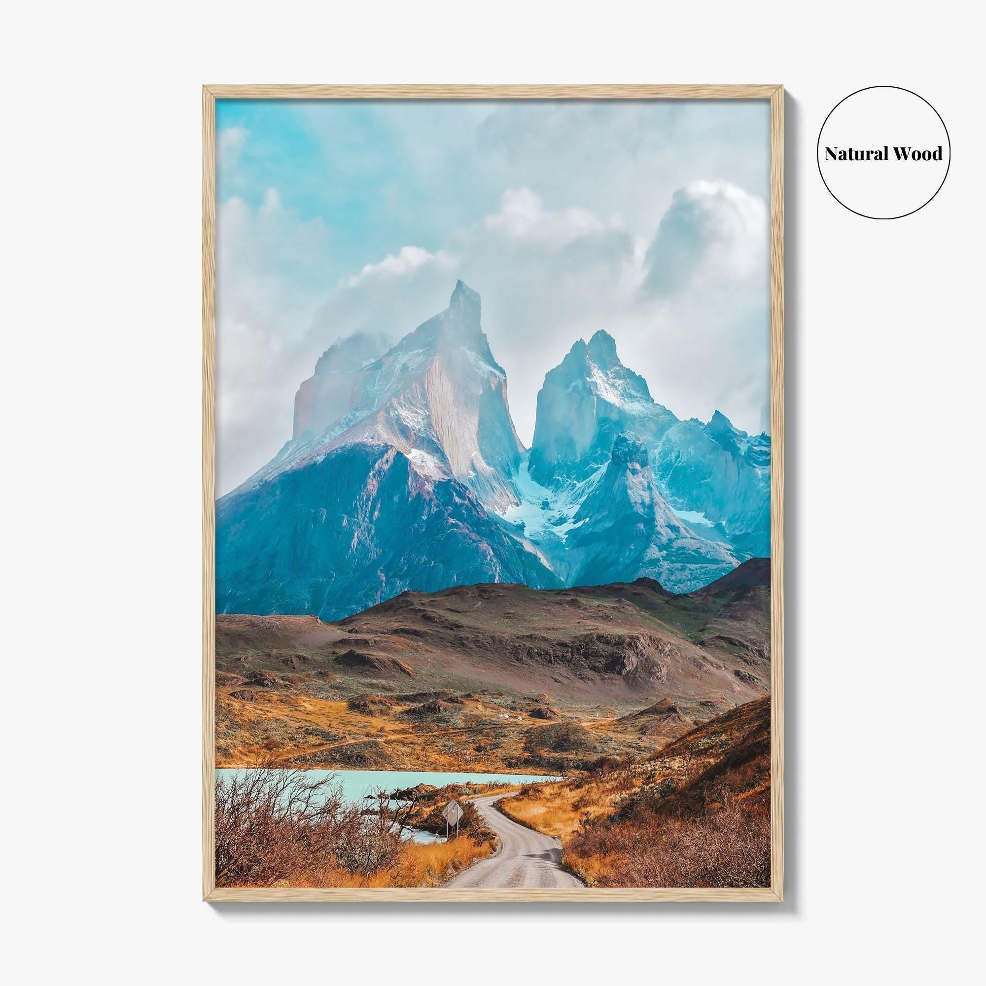 Torres del Paine Fine Art Photo Print, Patagonia Chile Poster, Lake Pehoe, Los Cuernos