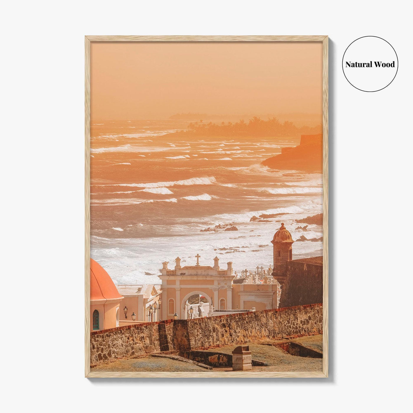 Old San Juan Fine Art Photo Print, Puerto Rico Ocean View Poster