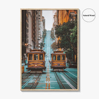 San Francisco Fine Art Photo Print, Cable Car, California Street, USA, Poster
