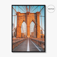 Brooklyn Bridge Fine Art Photo Print, Manhattan, New York City NYC Wall Poster