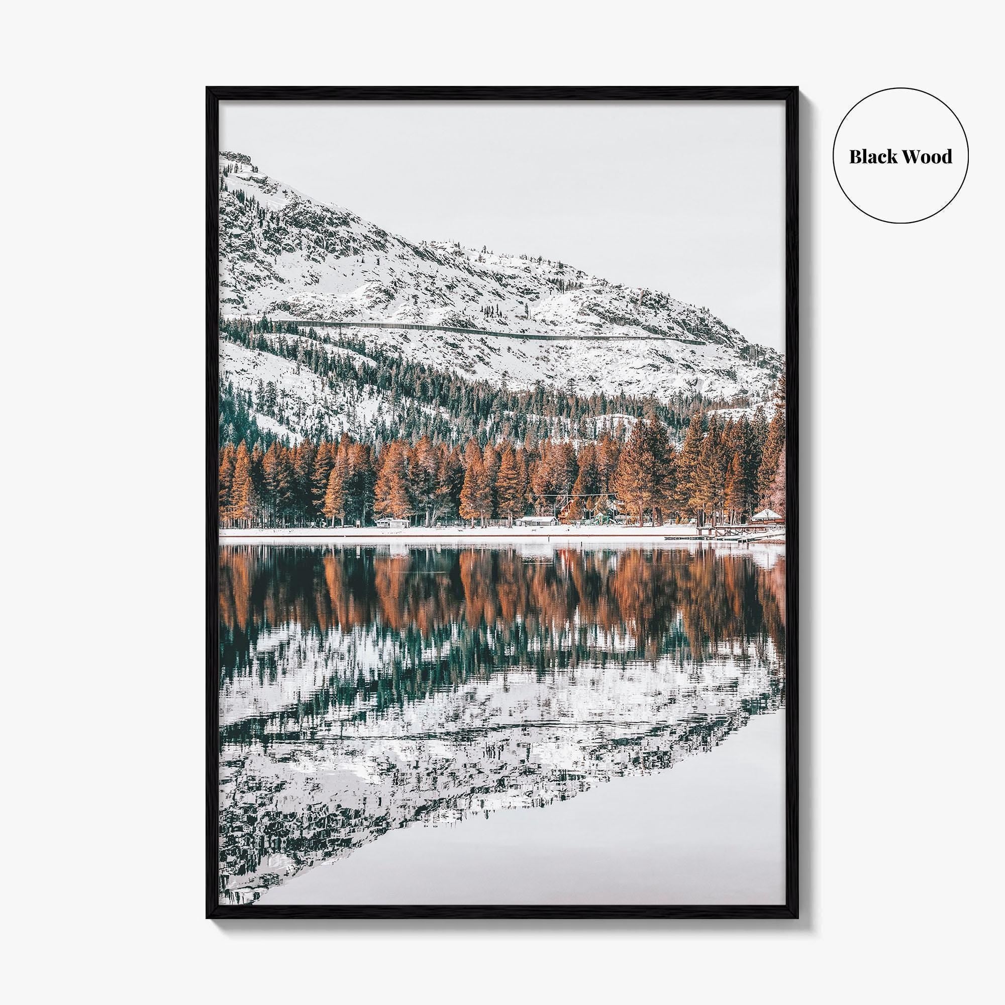 Truckee Fine Art Photo Print, Donner Lake, Tahoe National Forest, California Wall Poster, USA